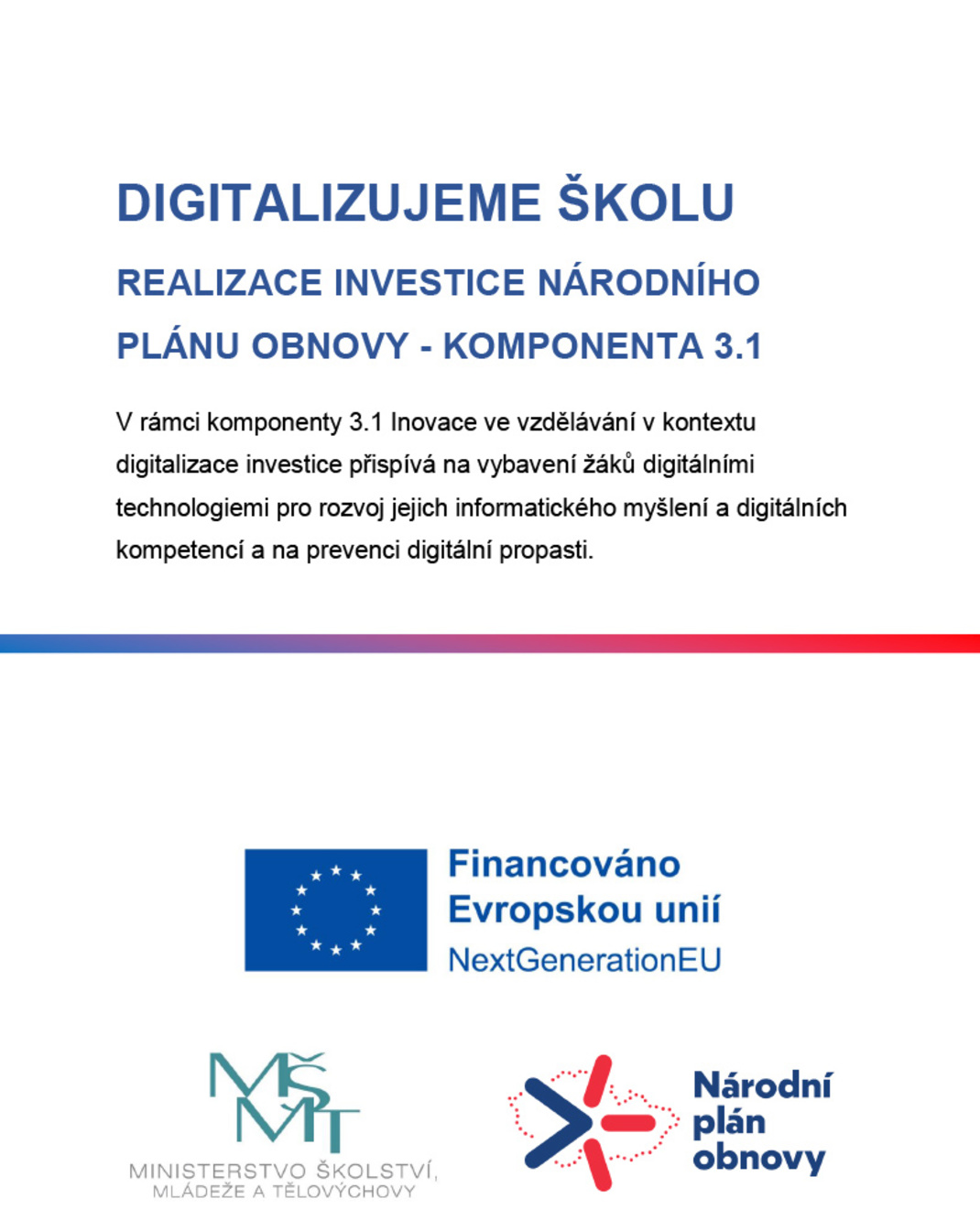 Npo digitalizujeme skolu